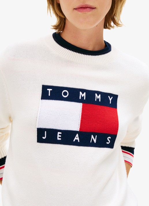 Tommy Hilfiger Bomberjack met logoborduring en steekzakken - detail 4 donkerblauw