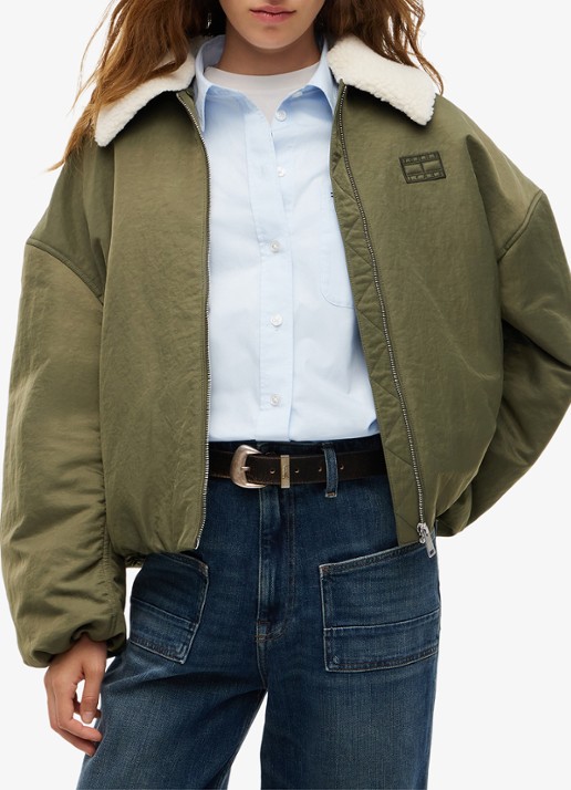 Tommy Hilfiger Bomberjack met logoborduring