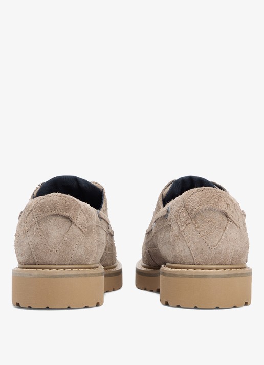 Tommy Hilfiger Bootschoen van suède - achterkant lichtbruin