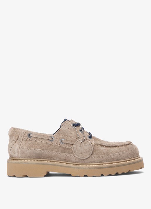 Tommy Hilfiger Bootschoen van suède - detail 5 lichtbruin