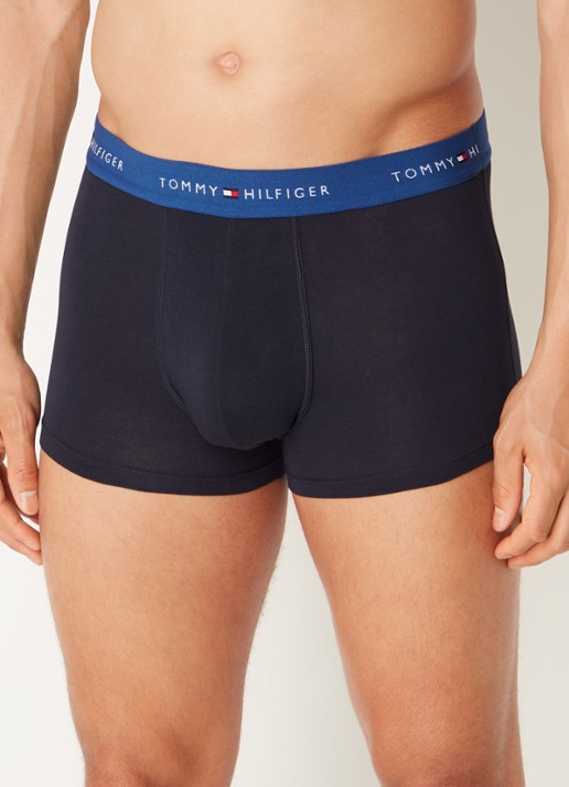 Tommy Hilfiger Boxershorts met logoband in 3-pack - detail 4 vuurrood