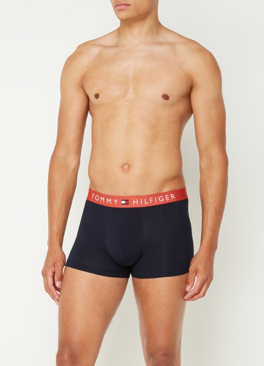 Tommy Hilfiger Boxershorts met logoband in 3-pack - voorkant 3 rood