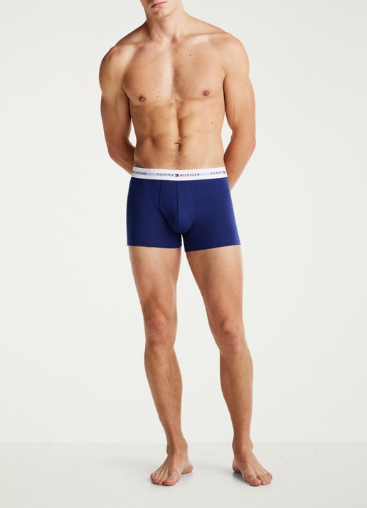 Tommy Hilfiger Boxershorts met logoband in 3-pack    - detail 8 donkergroen