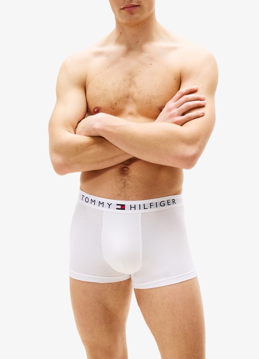 Tommy Hilfiger Boxershorts met logoband in 3-pack - voorkant 2 grijs