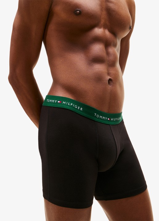 Tommy Hilfiger Boxershorts met logoband in 3-pack - detail 2 lichtgroen