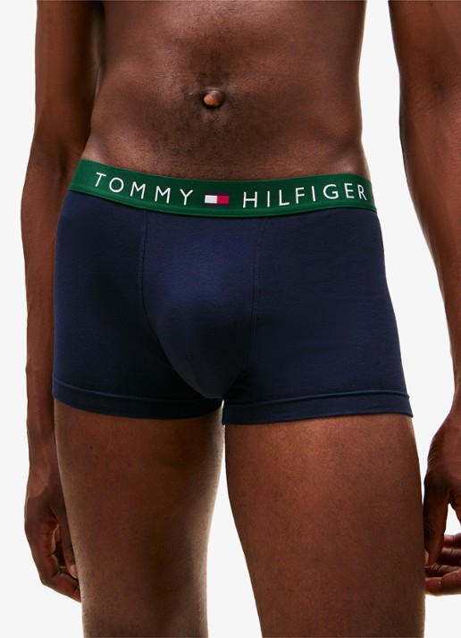 Tommy Hilfiger Boxershorts met logoband in 3-pack - detail 2 groen