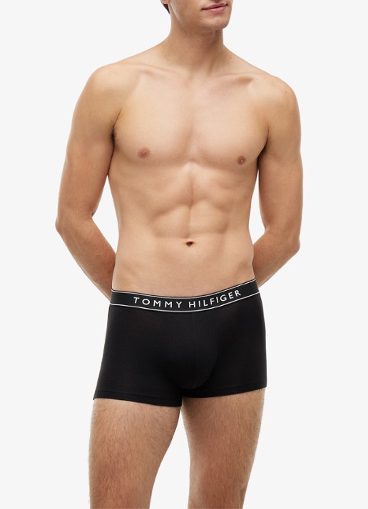 Tommy Hilfiger Boxershorts met logoband in 3-pack - detail 3 zwart