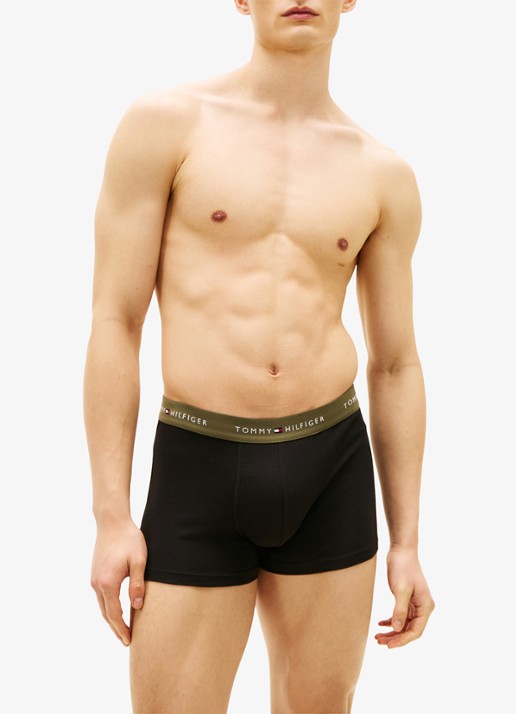 Tommy Hilfiger Boxershorts met logoband in 3-pack - detail 3 blauw
