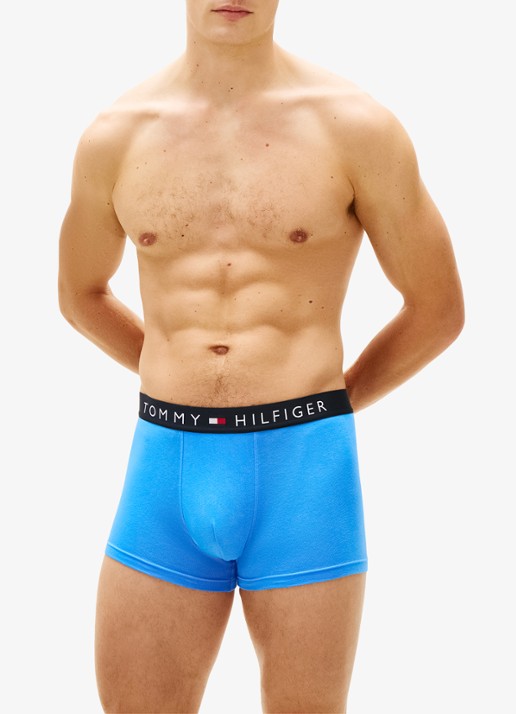 Tommy Hilfiger Boxershorts met logoband in 3-pack - detail 6 blauw
