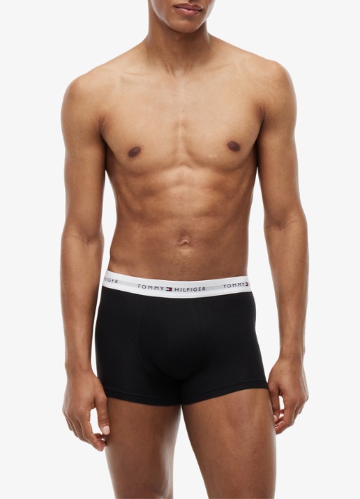 Tommy Hilfiger Boxershorts met logoband in 3-pack - detail 3 grey heather/black/white-0xo