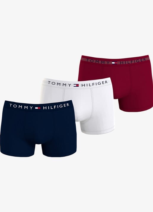 Tommy Hilfiger Boxershorts met logoband in 3-pack