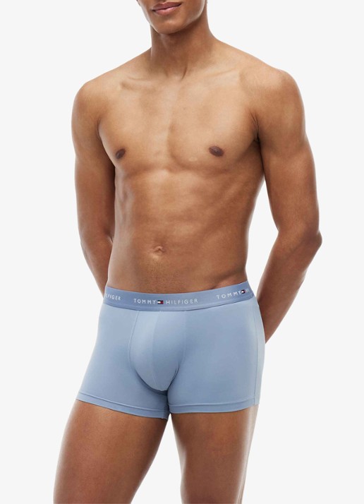 Tommy Hilfiger Boxershorts met logoband in 3-pack - detail 3 donkerblauw