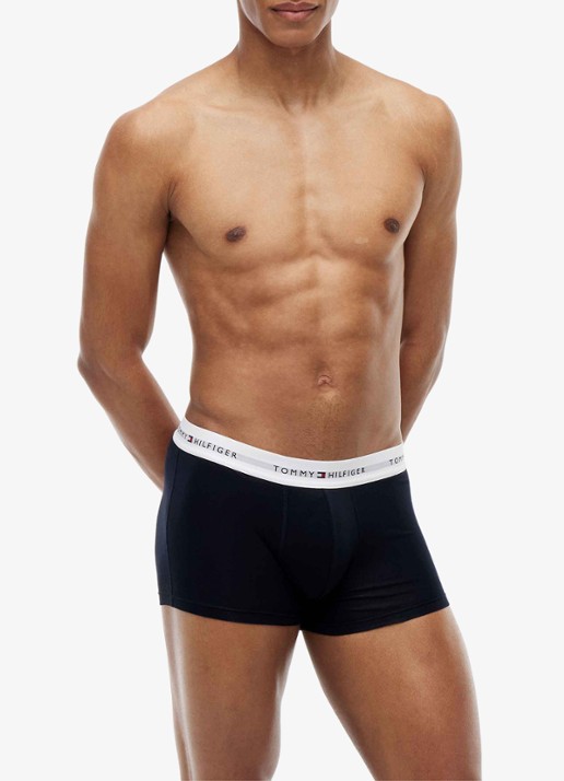 Tommy Hilfiger Boxershorts met logoband in 3-pack - detail rood
