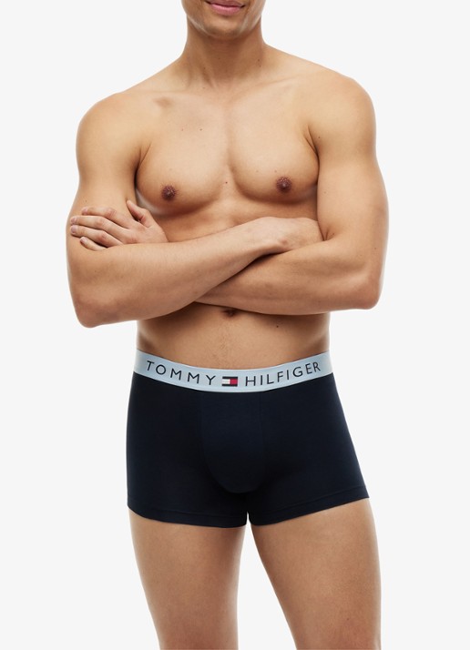 Tommy Hilfiger Boxershorts met logoband in 3-pack - detail 5 donkerblauw