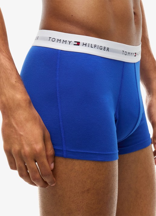 Tommy Hilfiger Boxershorts met logoband in 3-pack - detail 3 donkerblauw