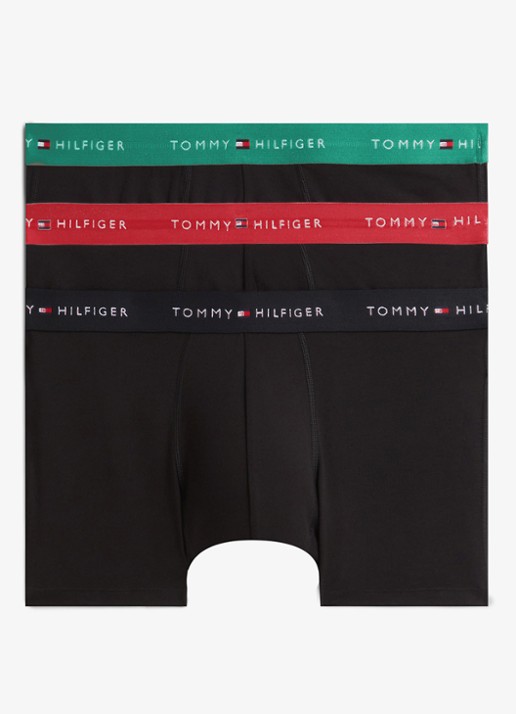 Tommy Hilfiger Boxershorts met logoband in 3-pack - voorkant undefined