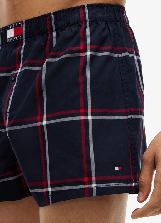 Tommy Hilfiger Boxershorts met logoband in 3-pack - detail 4 rood