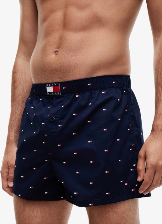 Tommy Hilfiger Boxershorts met logoband in 3-pack - detail 2 donkerblauw
