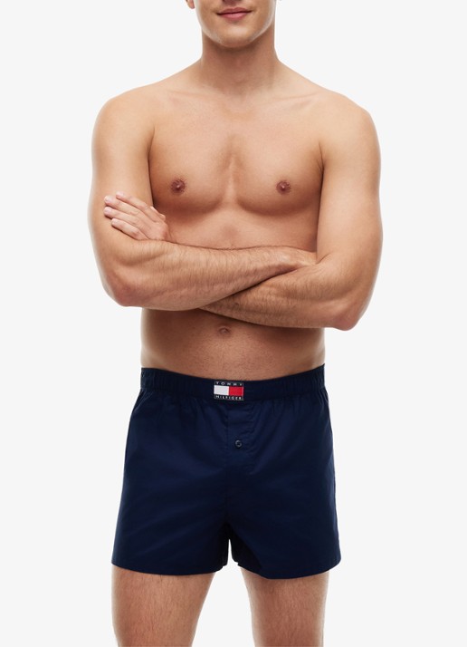 Tommy Hilfiger Boxershorts met logoband in 3-pack - detail 3 donkerblauw