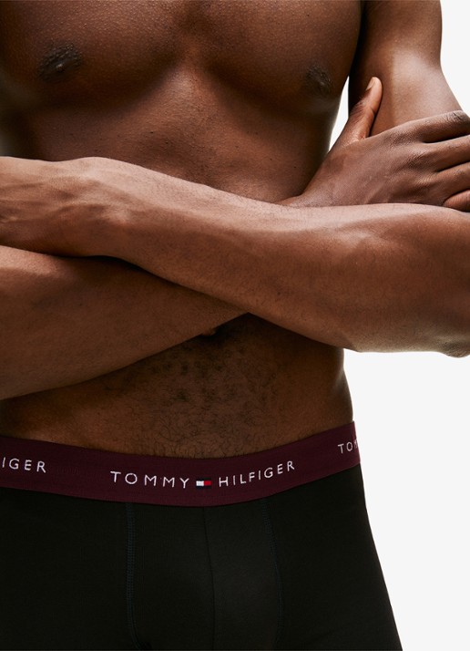 Tommy Hilfiger Boxershorts met logoband in 5-pack - detail 5 rood