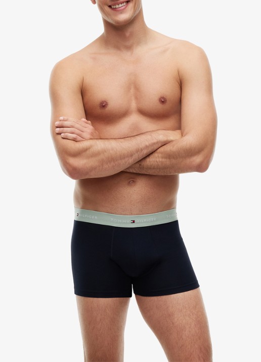 Tommy Hilfiger Boxershorts met logoband in 5-pack - detail 4 zwart