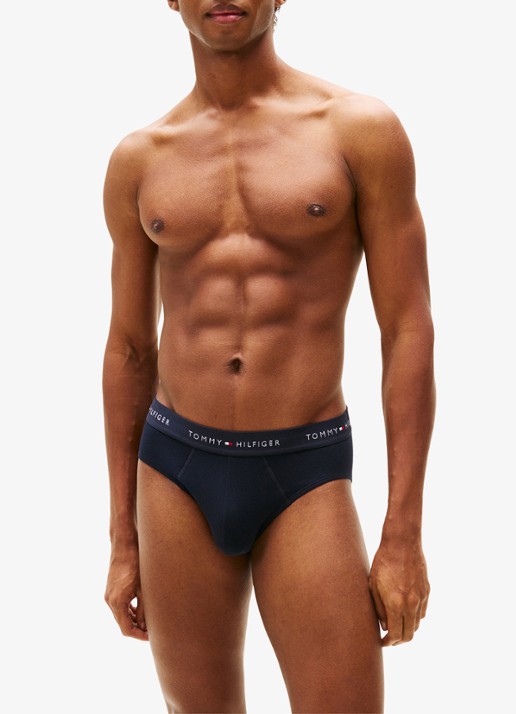 Tommy Hilfiger Boxerslips met logoband in 3-pack - detail 6 des sky/primary red/white-05m
