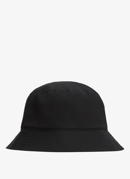 Tommy Hilfiger Bucket hoed met logo - achterkant diepzwart