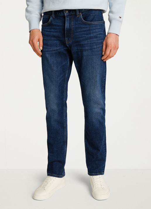Tommy Hilfiger Core Denton straight leg jeans met donkere wassing