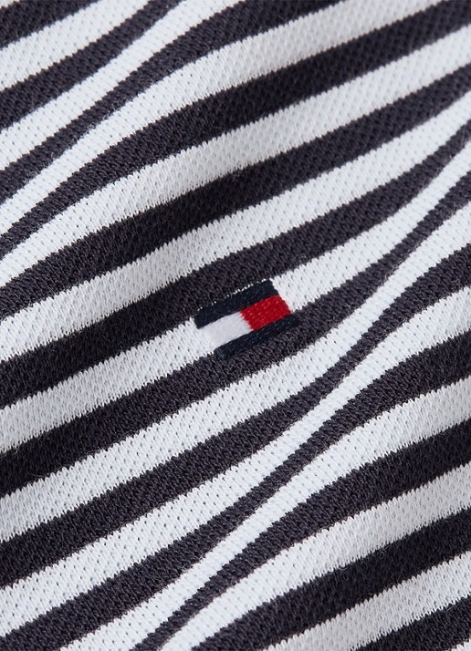 Tommy Hilfiger Core regular fit polo van piqué katoen met logoborduring - detail 5 breezy blue / dessert / blauw