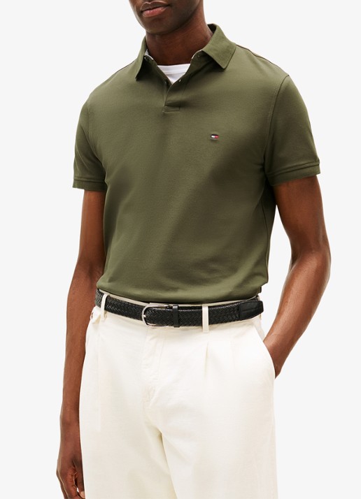 Tommy Hilfiger Core regular fit polo van piqué katoen met logoborduring