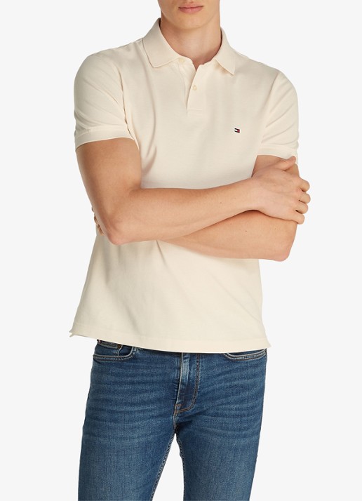 Tommy Hilfiger Core regular fit polo van piqué katoen met logoborduring