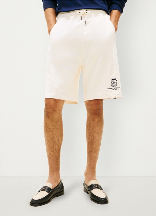 Tommy Hilfiger Country Club loose fit korte broek met logoborduring