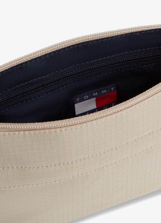 Tommy Hilfiger Crossbodytas met logo - detail 2 beige