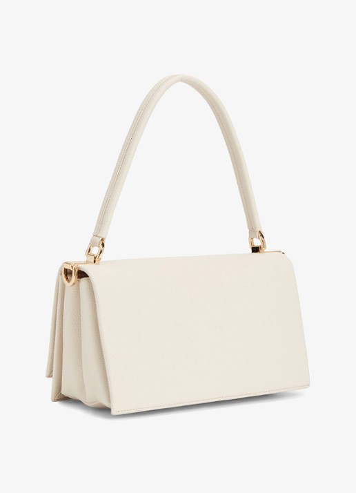 Tommy Hilfiger Crossbodytas van imitatieleer - achterkant 5 creme
