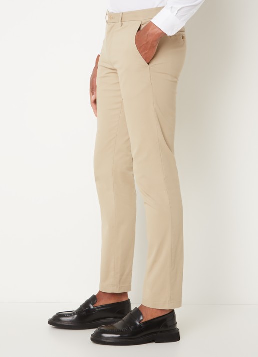 Tommy Hilfiger Denton straight fit chino met steekzakken - detail 2 khaki