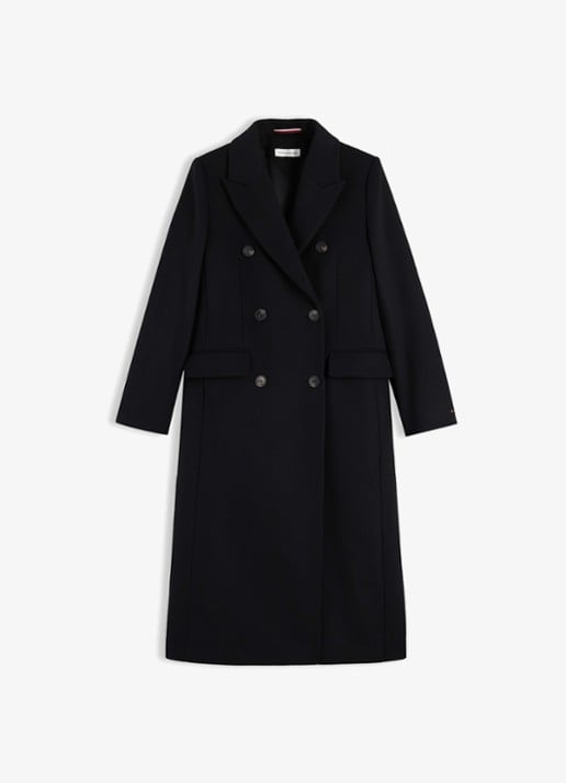 Tommy Hilfiger Double-breasted mantel in wolblend