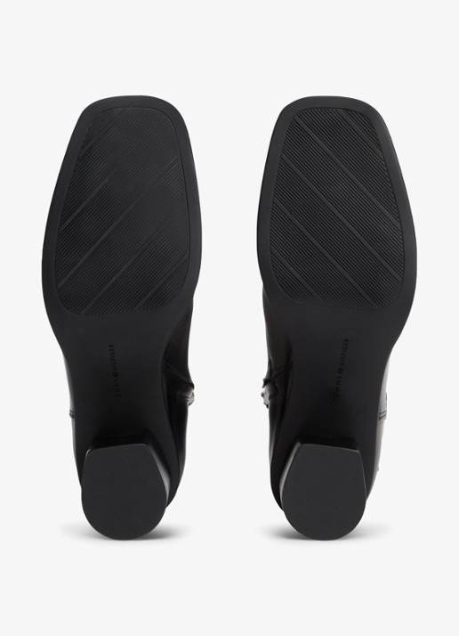 Tommy Hilfiger Enkellaars met logo - detail 3 zwart
