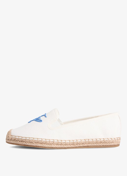 Tommy Hilfiger Espadrille van katoen - detail 3 gebroken wit