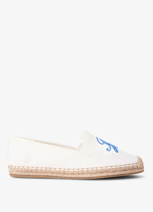 Tommy Hilfiger Espadrille van katoen - detail 4 gebroken wit
