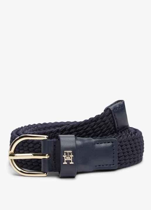 Tommy Hilfiger Essential Effortless 2.5 riem met gevlochten detail