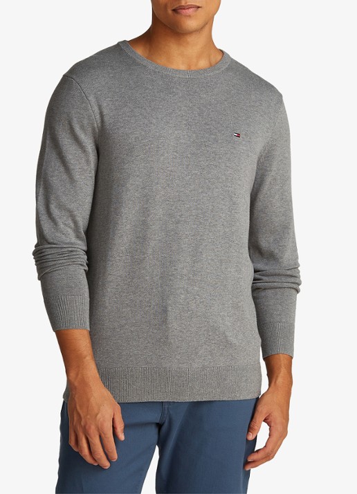 Tommy Hilfiger Essential fijngebreide pullover met logo