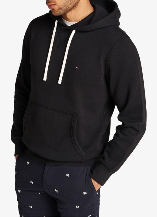 Tommy Hilfiger Essential hoodie met logoborduring - detail 2 zwart