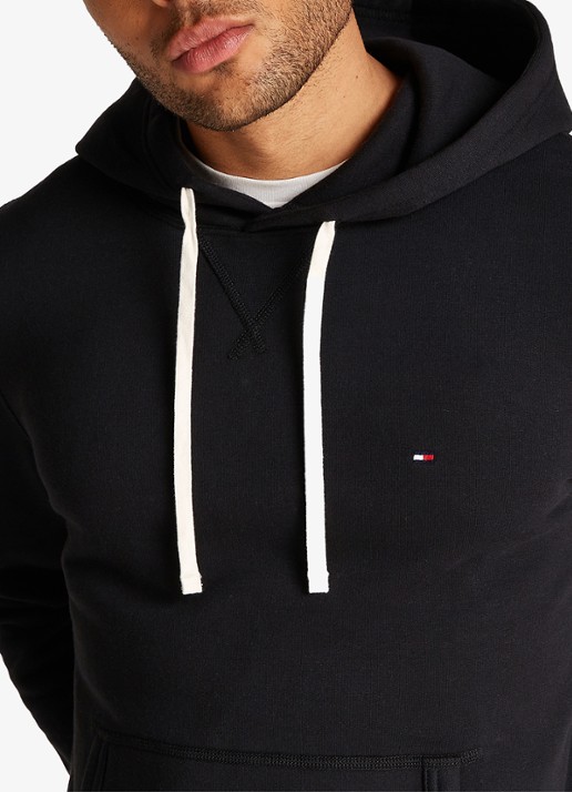 Tommy Hilfiger Essential hoodie met logoborduring - detail 3 zwart