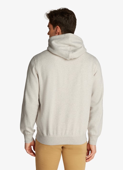 Tommy Hilfiger Essential hoodie met logoborduring - achterkant 3 beige
