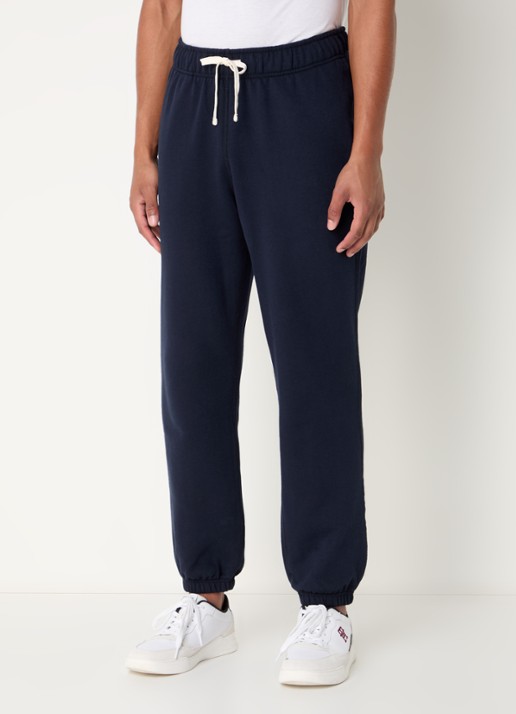 Tommy Hilfiger Essential joggingbroek met logoborduring - detail donkerblauw