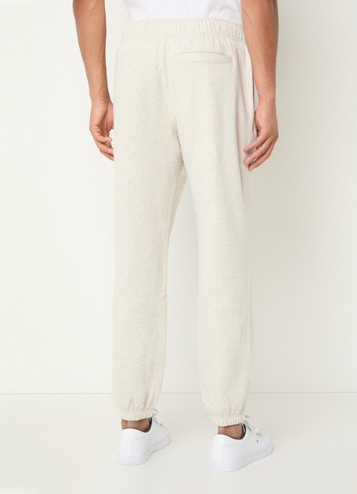 Tommy Hilfiger Essential joggingbroek met logoborduring - achterkant 8 creme