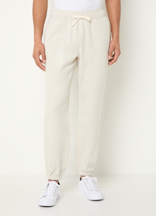 Tommy Hilfiger Essential joggingbroek met logoborduring - detail 3 creme