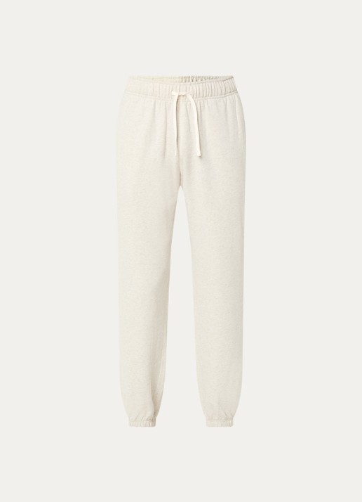 Tommy Hilfiger Essential joggingbroek met logoborduring - voorkant 7 creme