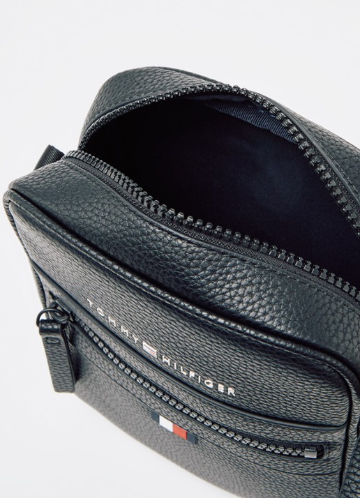Tommy Hilfiger Essential  Reporter crossbodytas met logo - detail 2 zwart