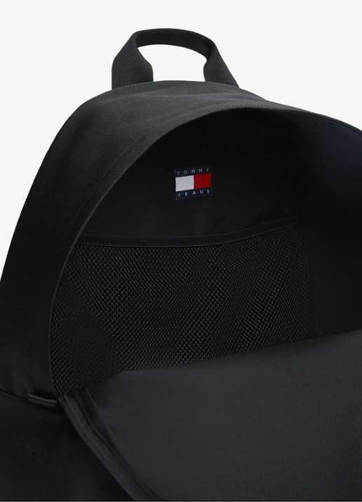 Tommy Hilfiger Essential rugzak met logo - detail zwart